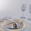 3ds max dining set