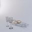 3ds max dining set