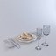3ds max dining set