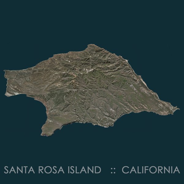 Santa Rosa Island California Map CSI: Channel Islands