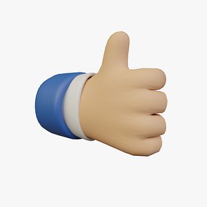 3D Thumbs Up Icon