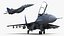 Russian Jet Fighter Mikoyan MiG 35 Aircraft Rigged for Cinema 4D