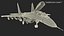 Russian Jet Fighter Mikoyan MiG 35 Aircraft Rigged for Cinema 4D