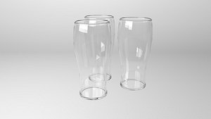 Beer pint glass