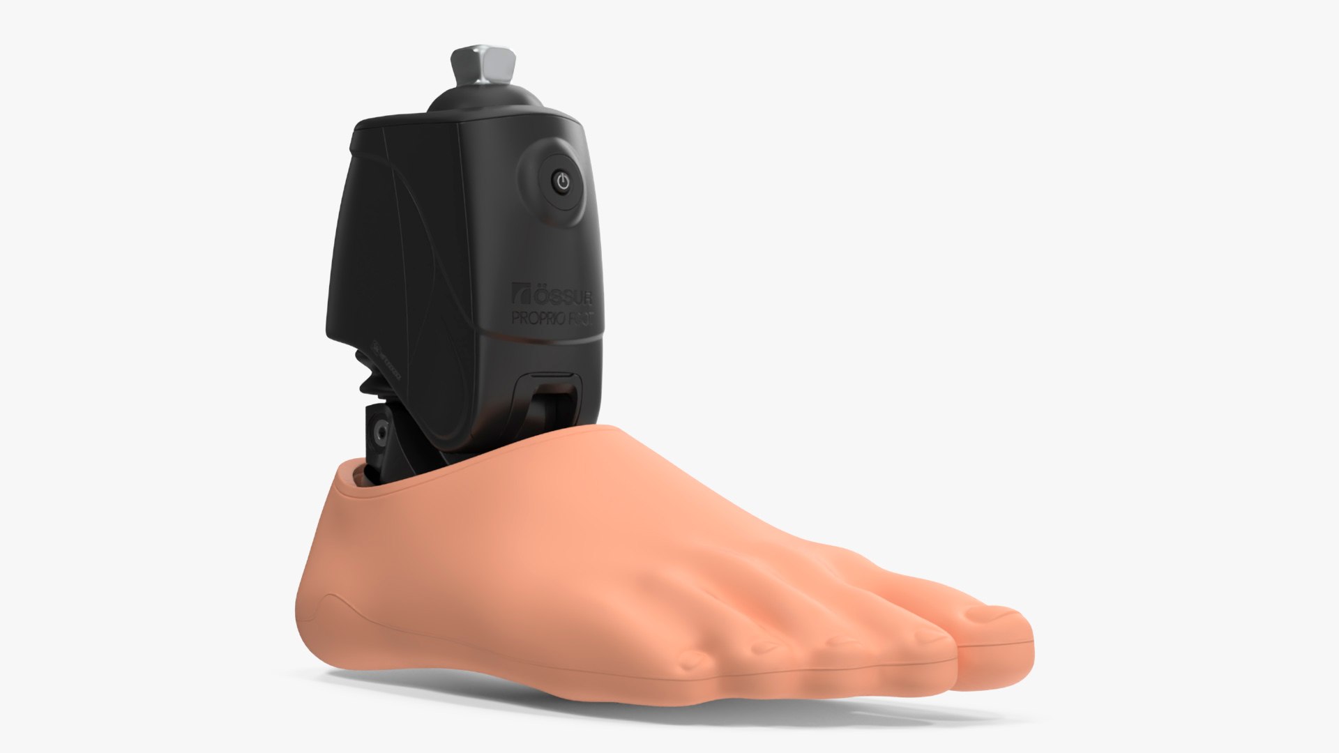 Bionic Prosthesis OSSUR with Rubber Foot 3D model preview