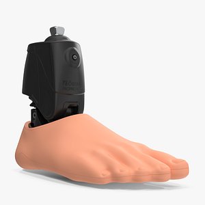 3D model Bionic Prosthesis OSSUR with Rubber Foot