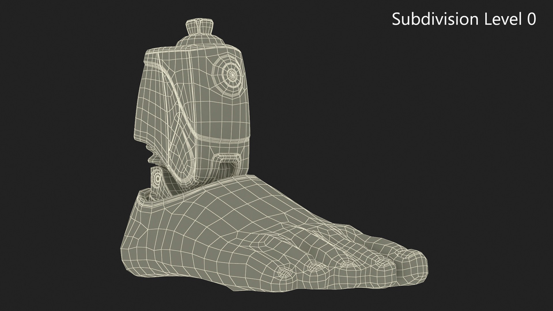 3D Model Bionic Prosthesis OSSUR With Rubber Foot - TurboSquid 2228047