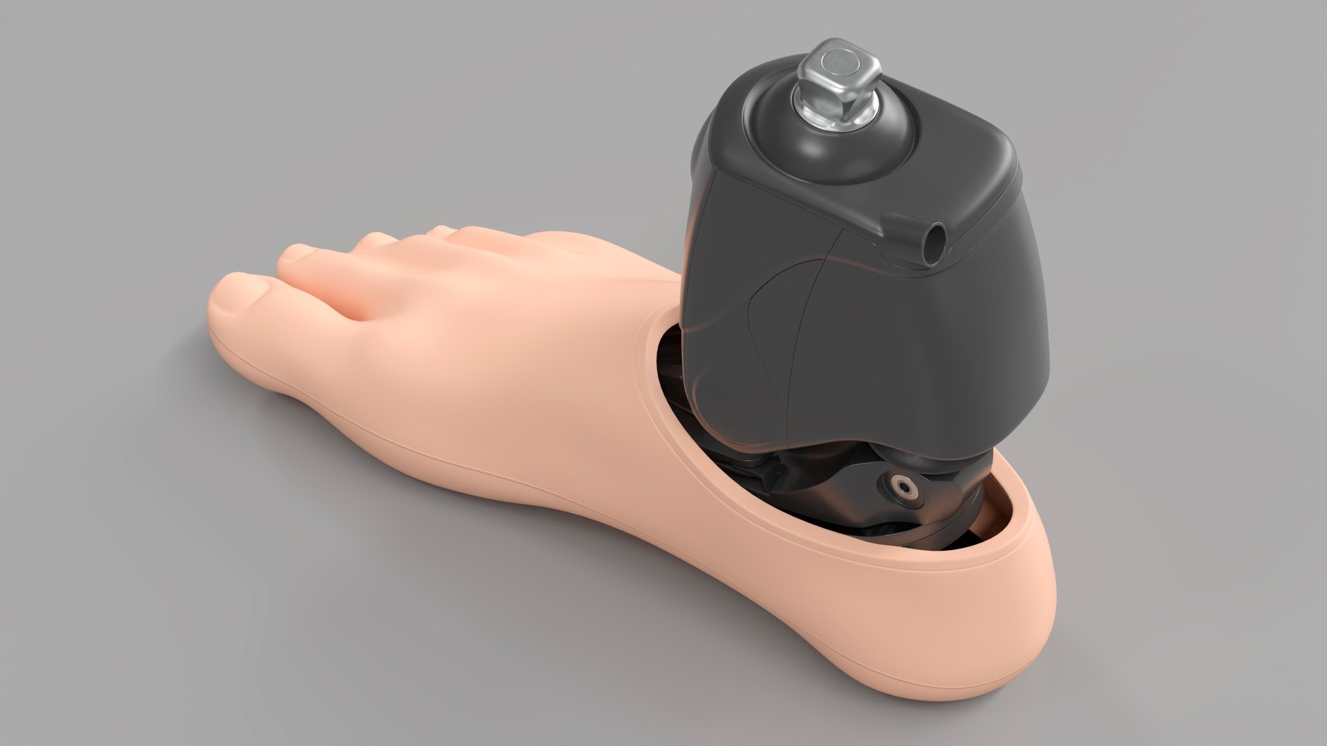 3D Model Bionic Prosthesis OSSUR With Rubber Foot - TurboSquid 2228047