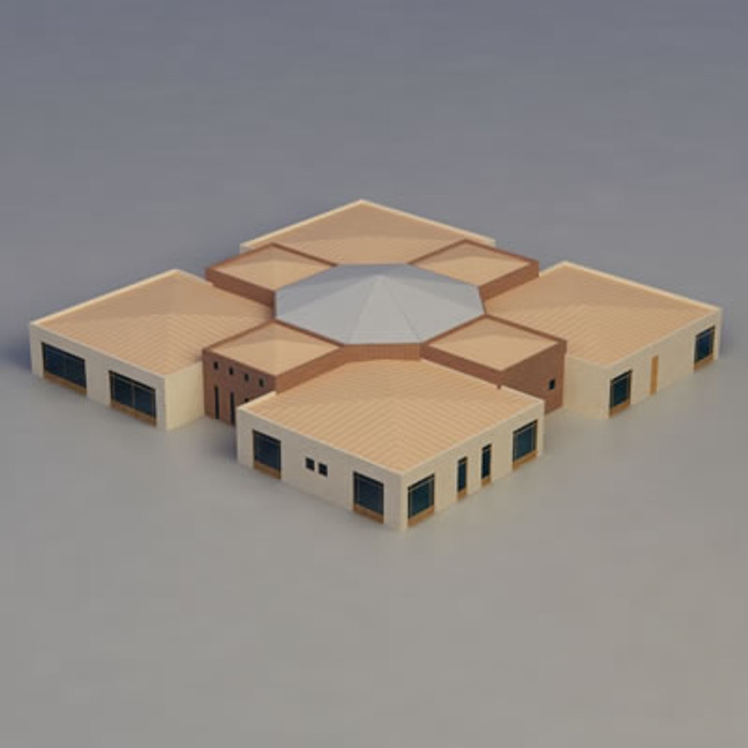 3d Multi Purpose Building