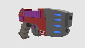 3d model plasma pistol