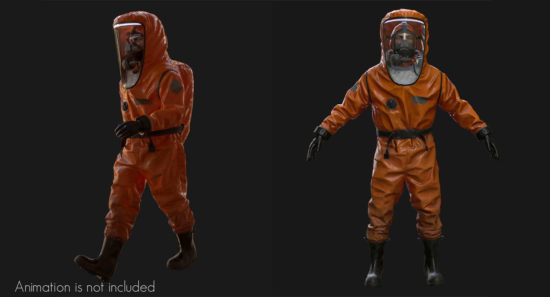 Rust hazmat 3d model фото 8