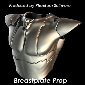 breastplate lightwave 3d model
