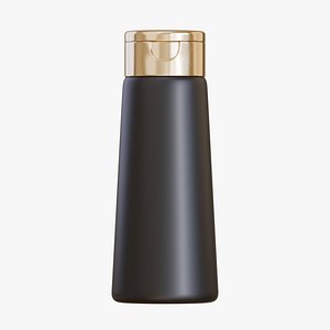 3D Black Cosmetic Bottle 05