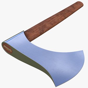 3D frankish francisca throwing axe weapon model