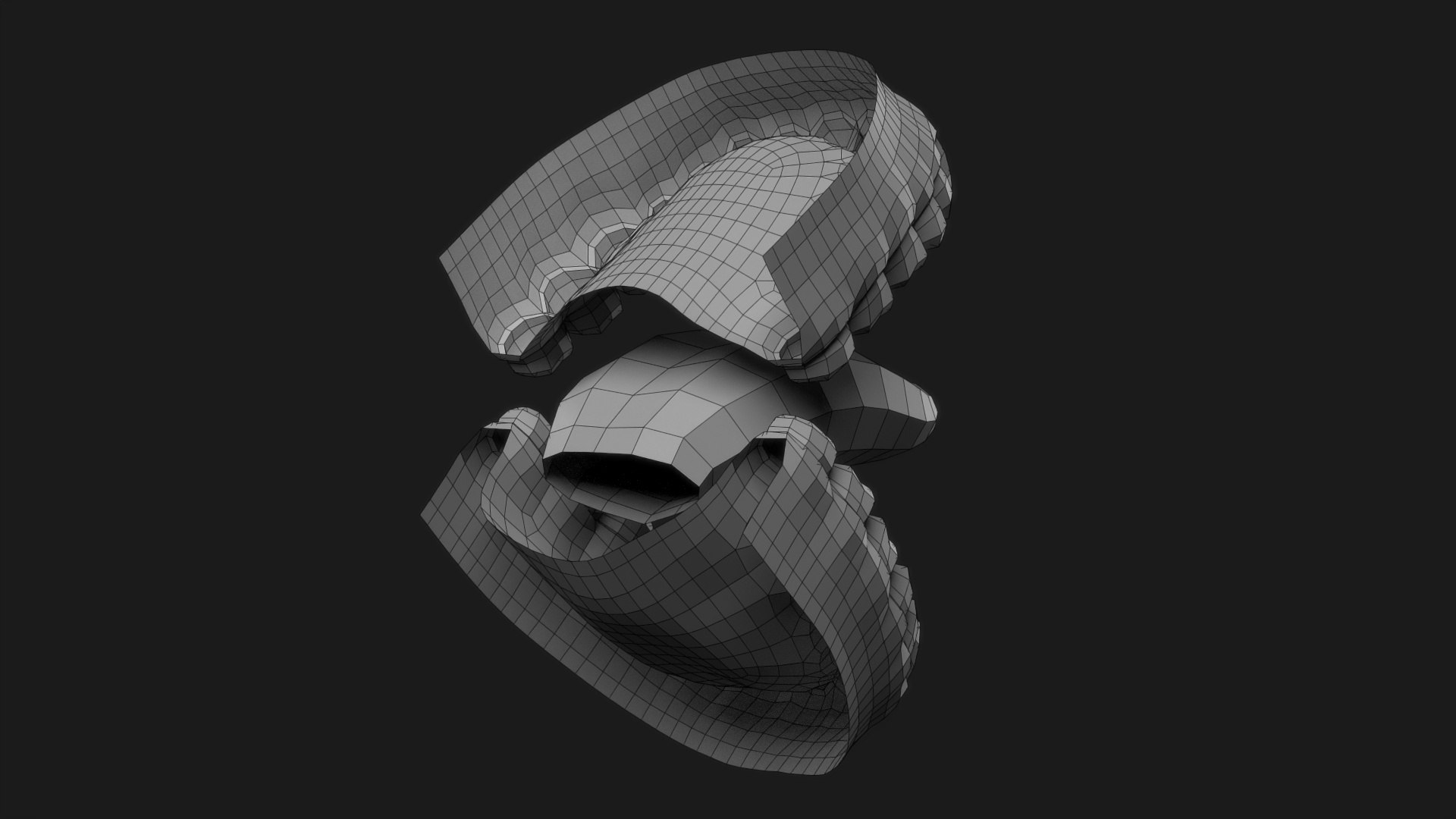 3D Model Realistic Low Poly Human Jaws And Tongue - TurboSquid 2014866