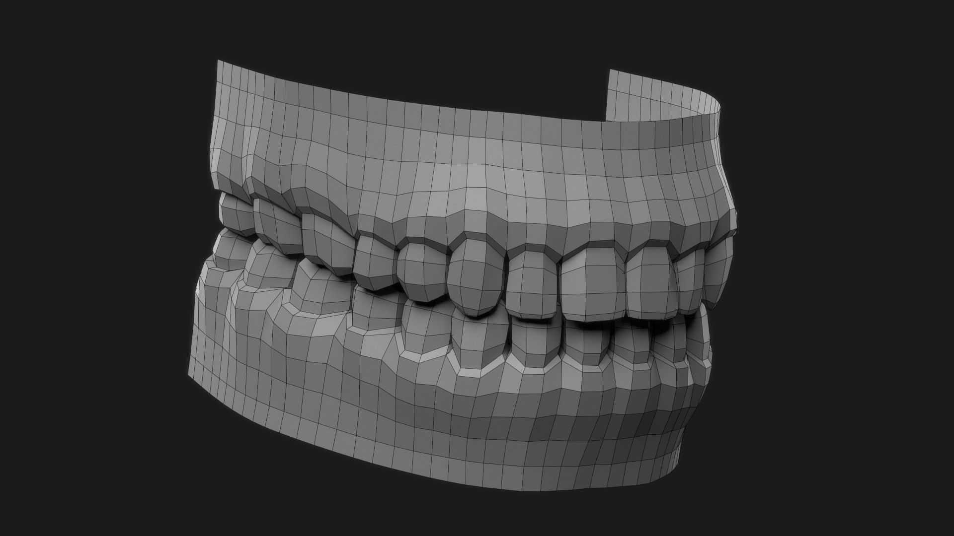 3D Model Realistic Low Poly Human Jaws And Tongue - TurboSquid 2014866