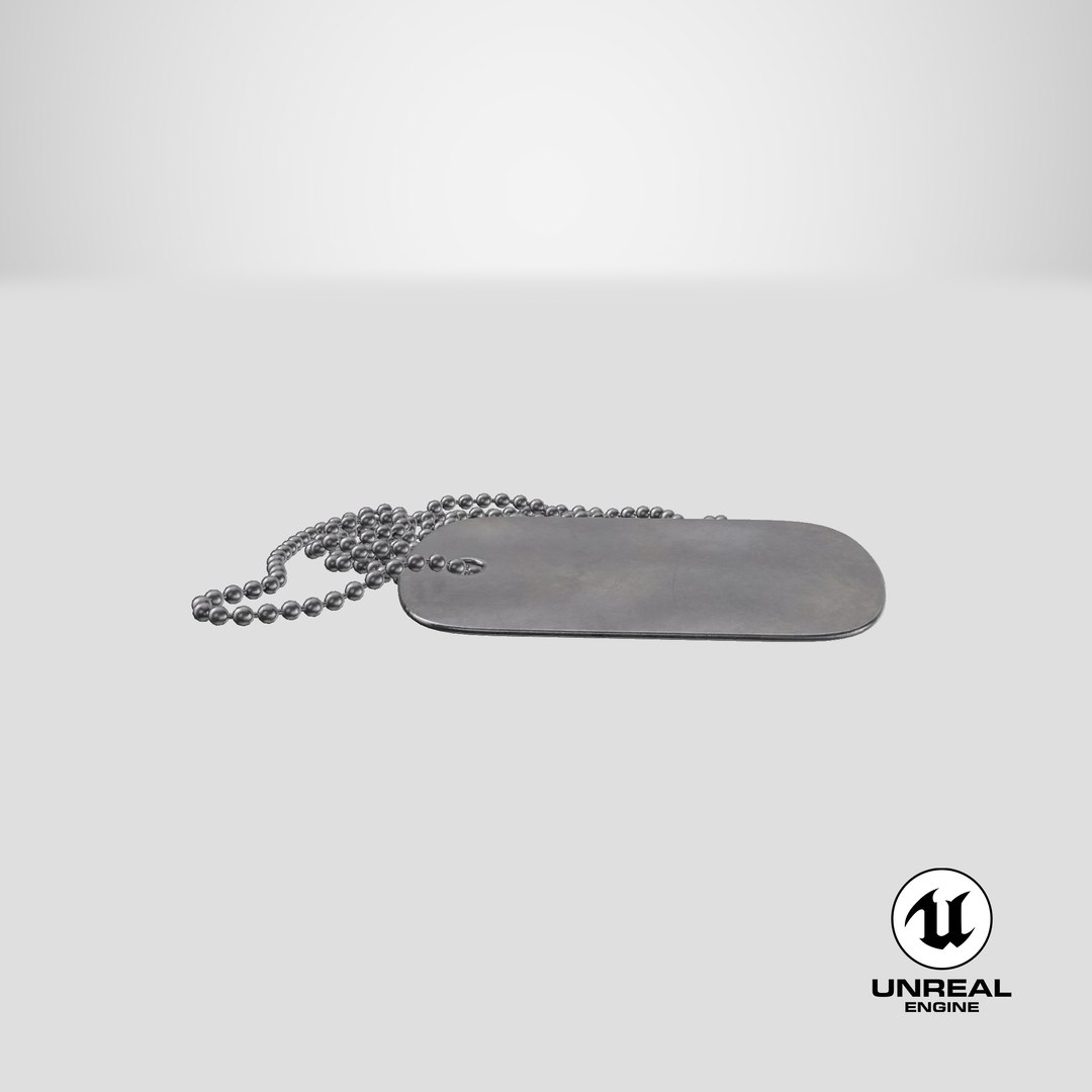dog tag blank chain 3D model https://p.turbosquid.com/ts-thumb/kZ/i9dn4R/scG3HBQR/unreal_capture/png/1522119594/1920x1080/fit_q87/1f619ee23ecf3be365ea473c2a88df5571484fa8/unreal_capture.jpg