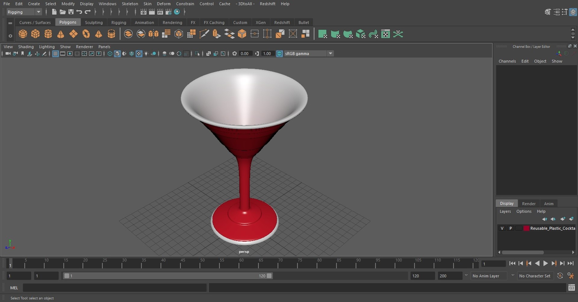 Reusable Plastic Cocktail Cup 3D model - TurboSquid 1951655