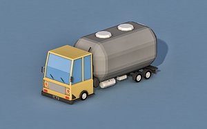 Cartoon Water Truck