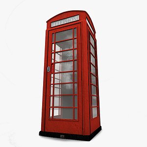 Old English Telephone Box K6