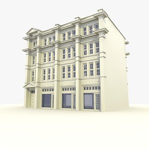 office building 3d 3ds