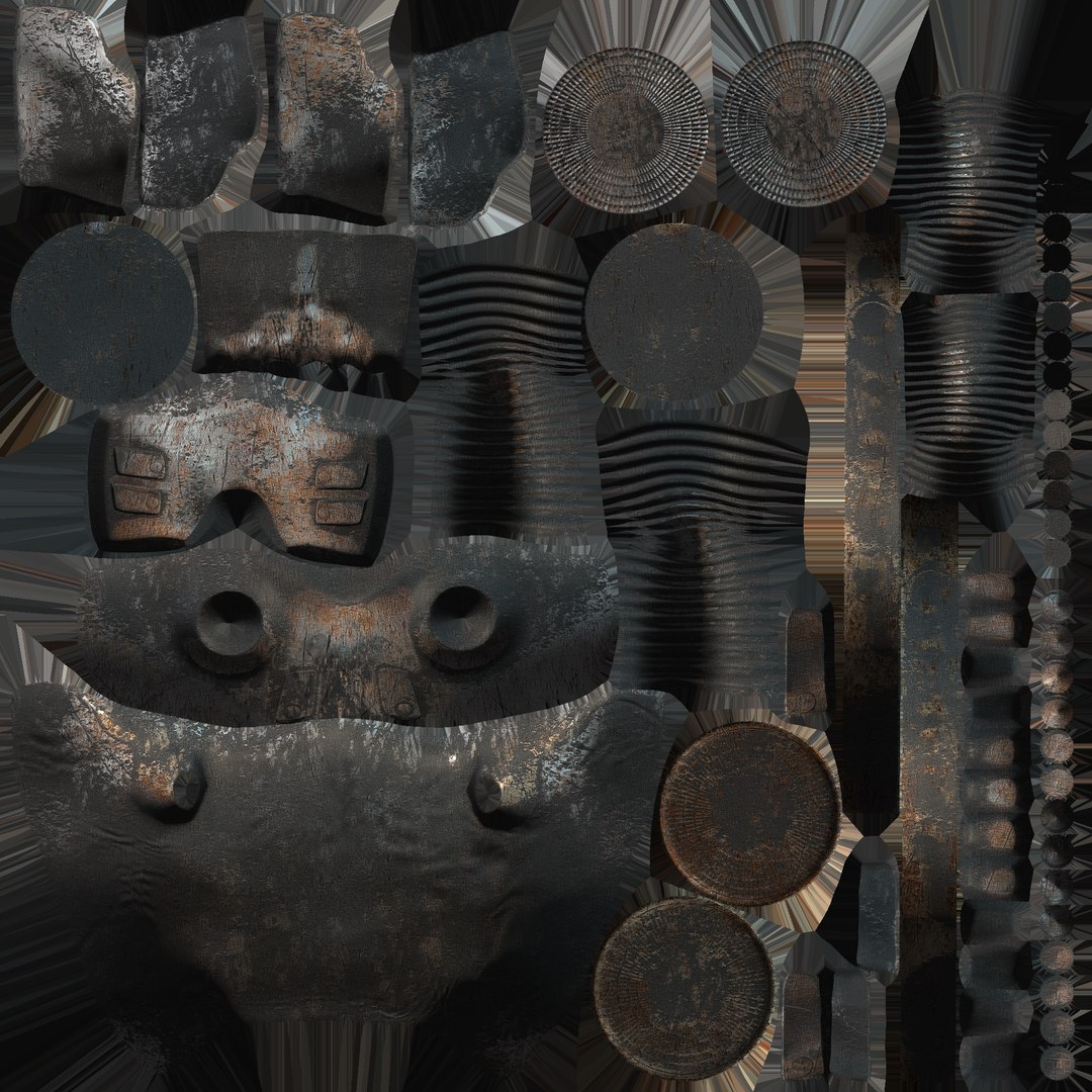 Doomsday Post Apocalyptic Face Mask Model - TurboSquid 1992337