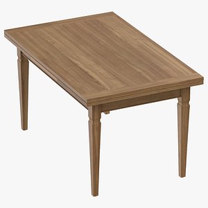 transitional dining table closed model
