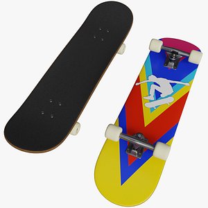 3D Skateboard model
