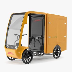 DHL Electric Cargo Bike EAV 3D model