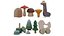 Juego de juguetes de madera Odin Parker