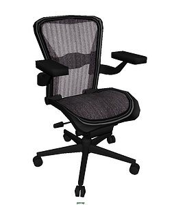 ergonomic office desk chair 3d model