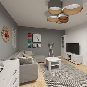 Samll Livingroom 3D model