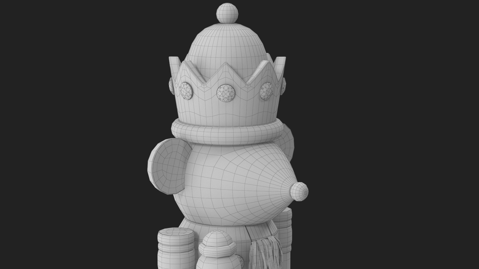 3D model Nutcracker Mouse King with Black Fur https://p.turbosquid.com/ts-thumb/ka/H6PgJG/Jd/wireframe_12/jpg/1725783714/1920x1080/fit_q87/1c61ff902925a994a0a9aef9818bba9646759b32/wireframe_12.jpg