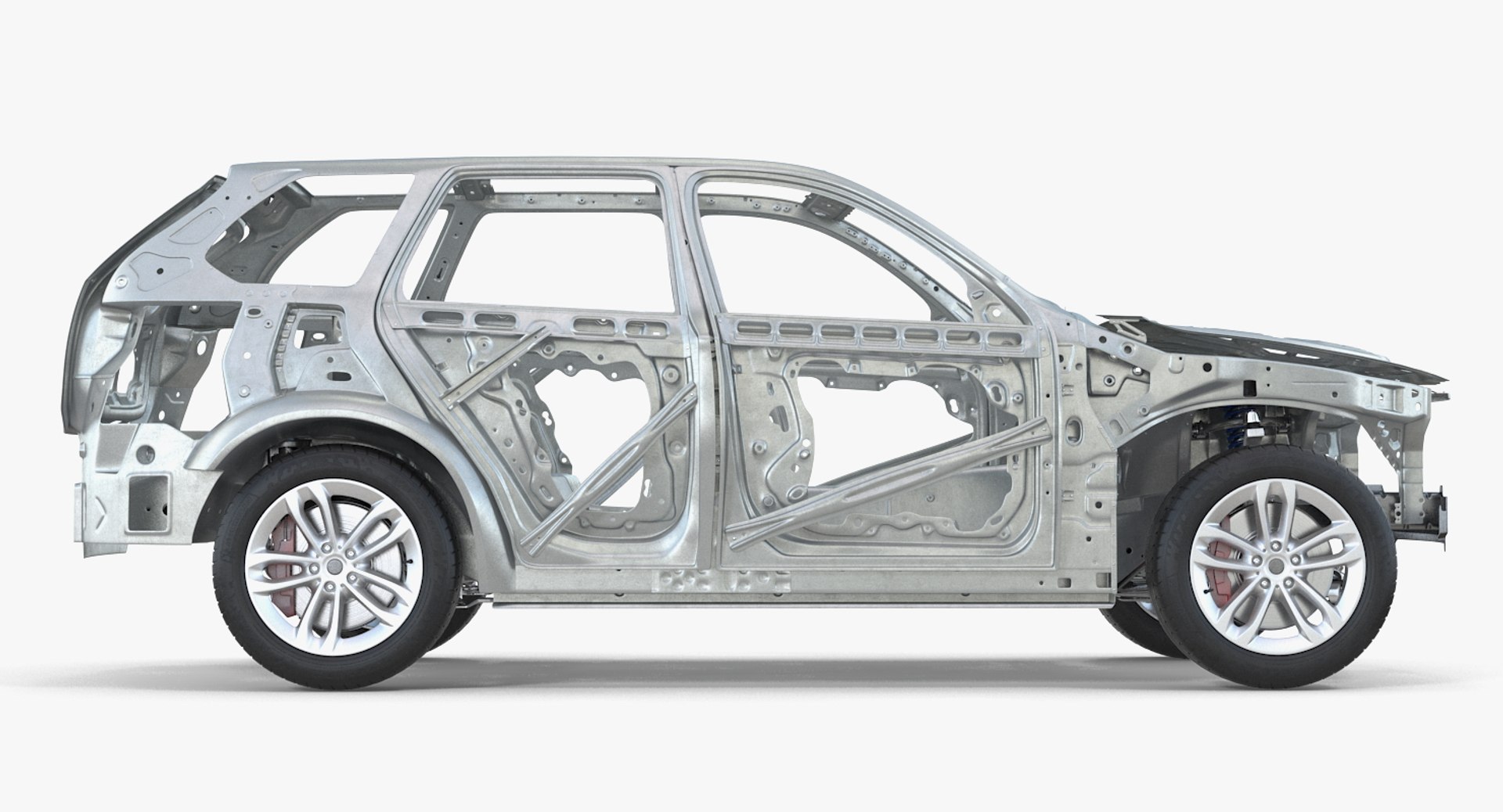 Suv sedan frames chassis car model TurboSquid 1213436