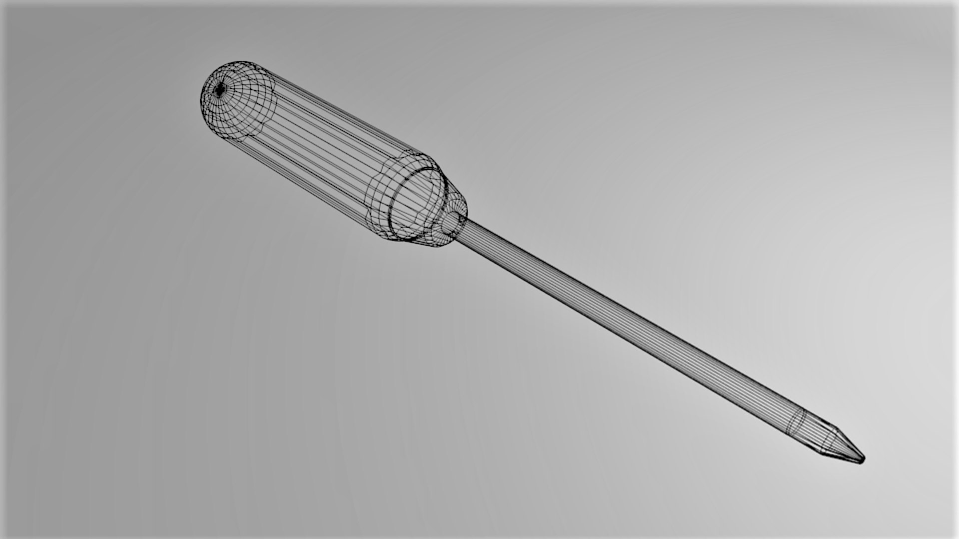 Screw driver cross tip 3D model - TurboSquid 1591962