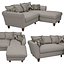 Cordula Modulares graues Sofa
