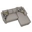Cordula Modulares graues Sofa