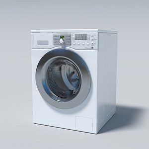 washingmachine washing machine 3d obj