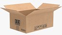 Cardboard Box 2 Open V1