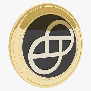 Gemini Dollar Cryptocurrency Gold Coin model