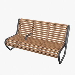 Street Bench 3D model