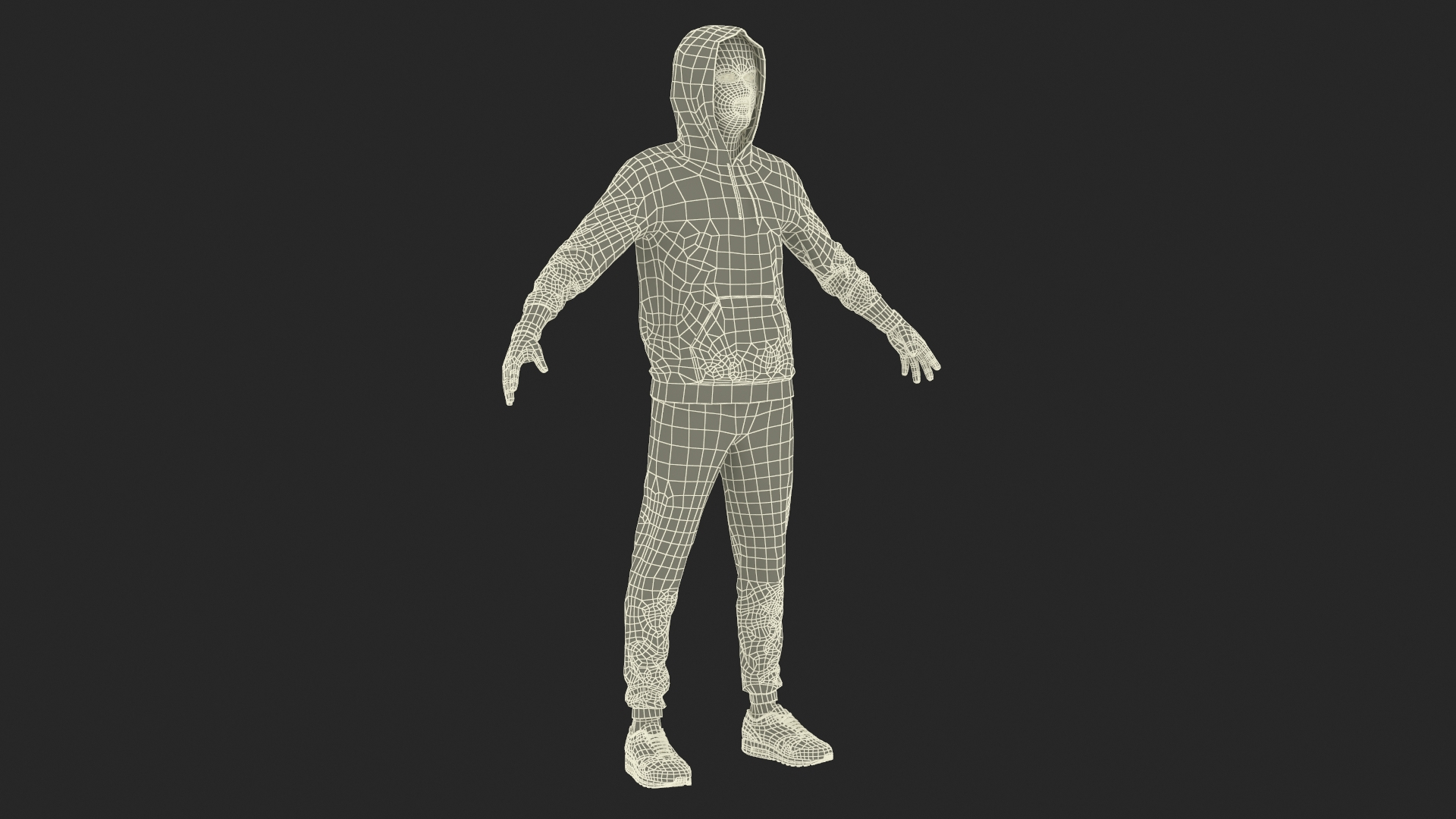 3D Robber Wearing Mask And Hood Rigged For Cinema 4D - TurboSquid 2376599