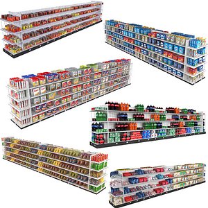 Supermarket Shelving Collection 5