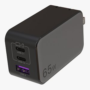 USB Power Adapter 03 US Black
