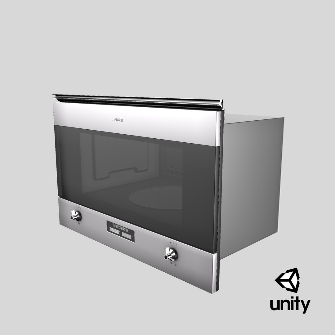 Realistic microwave classic model - TurboSquid 1427751