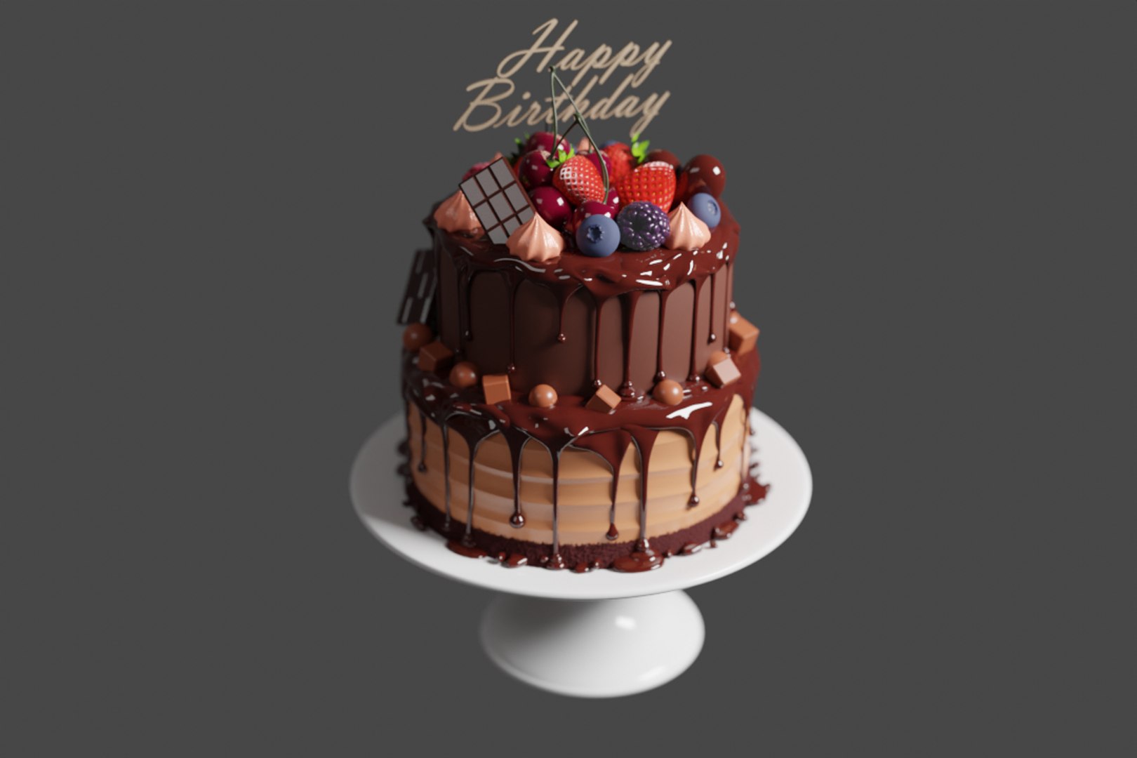 3D model Happy birthday chocolate cake https://p.turbosquid.com/ts-thumb/ka/ft73iy/GY/untihjtled/png/1734148584/1920x1080/fit_q87/a3eb96db1dc8c1f1854903541774c1518660688a/untihjtled.jpg