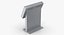 Electronic Kiosks and Banner Stands 3D Models Collection