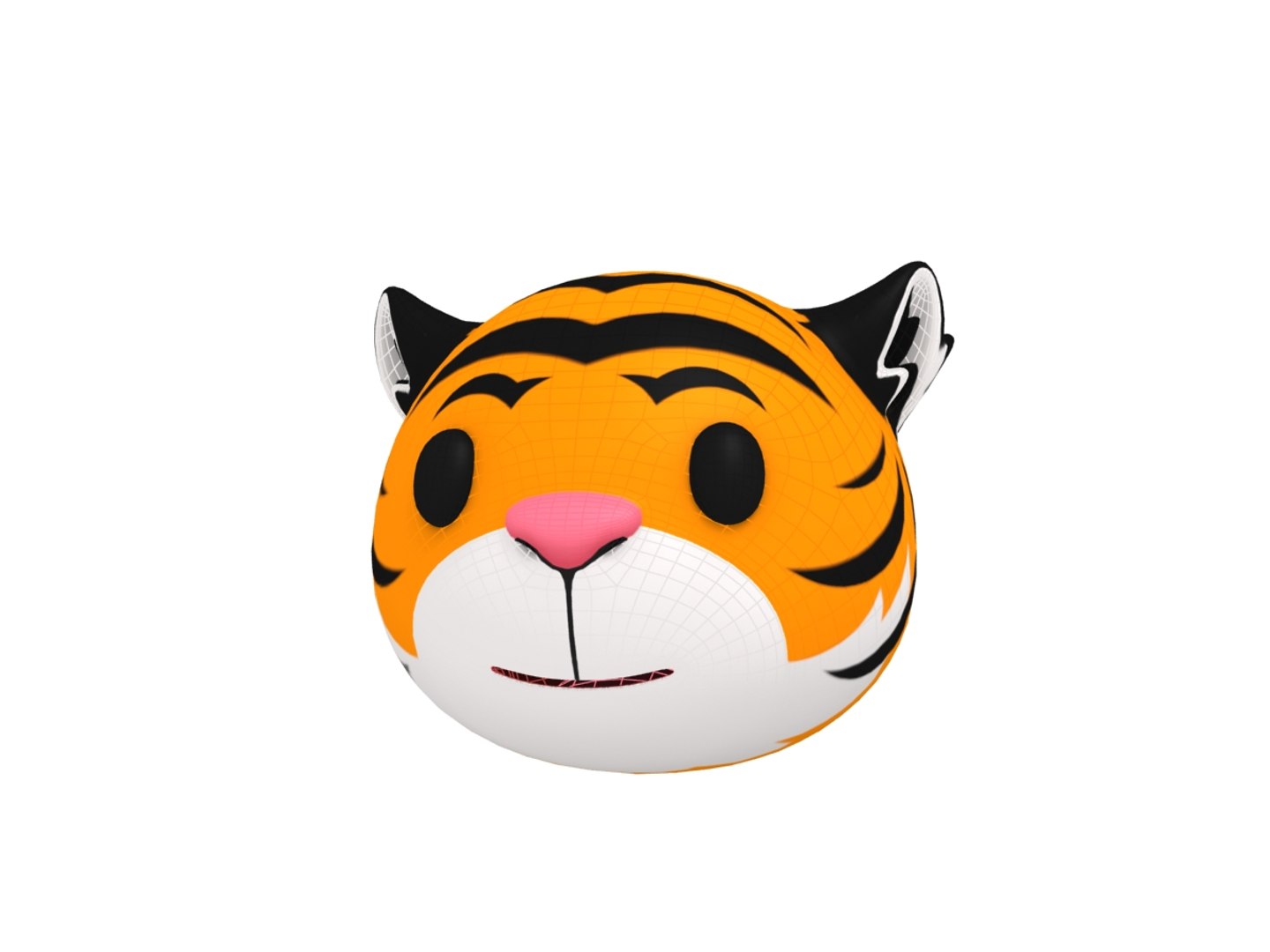 cartoon tiger head