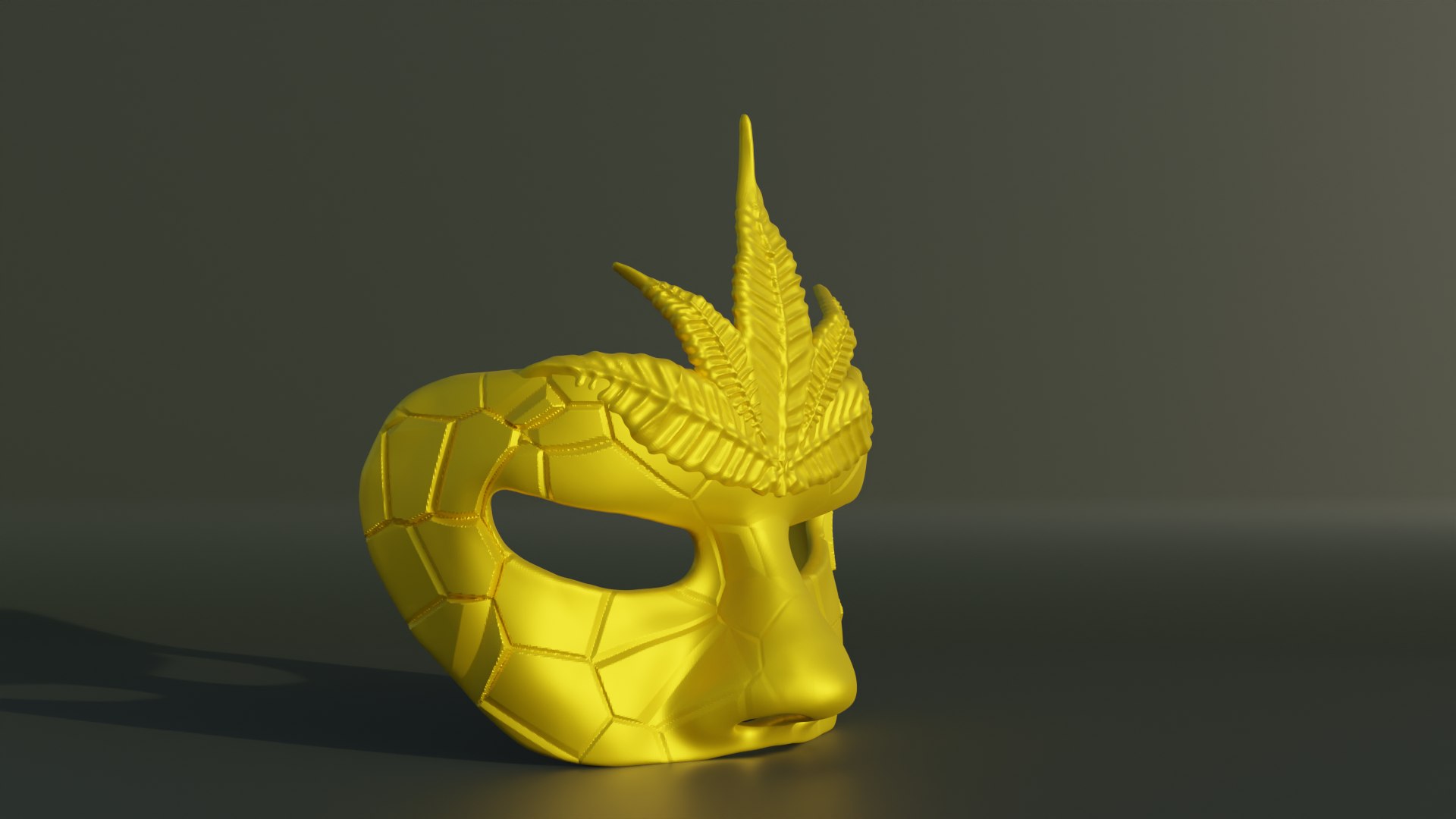 Masquerade Face Mask Stl 3D Print Model 3D - TurboSquid 2063009