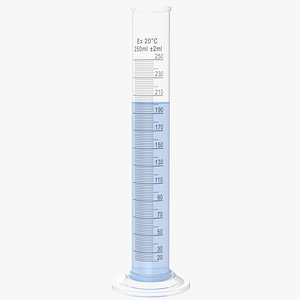 Graduated Cylinder with Liquid